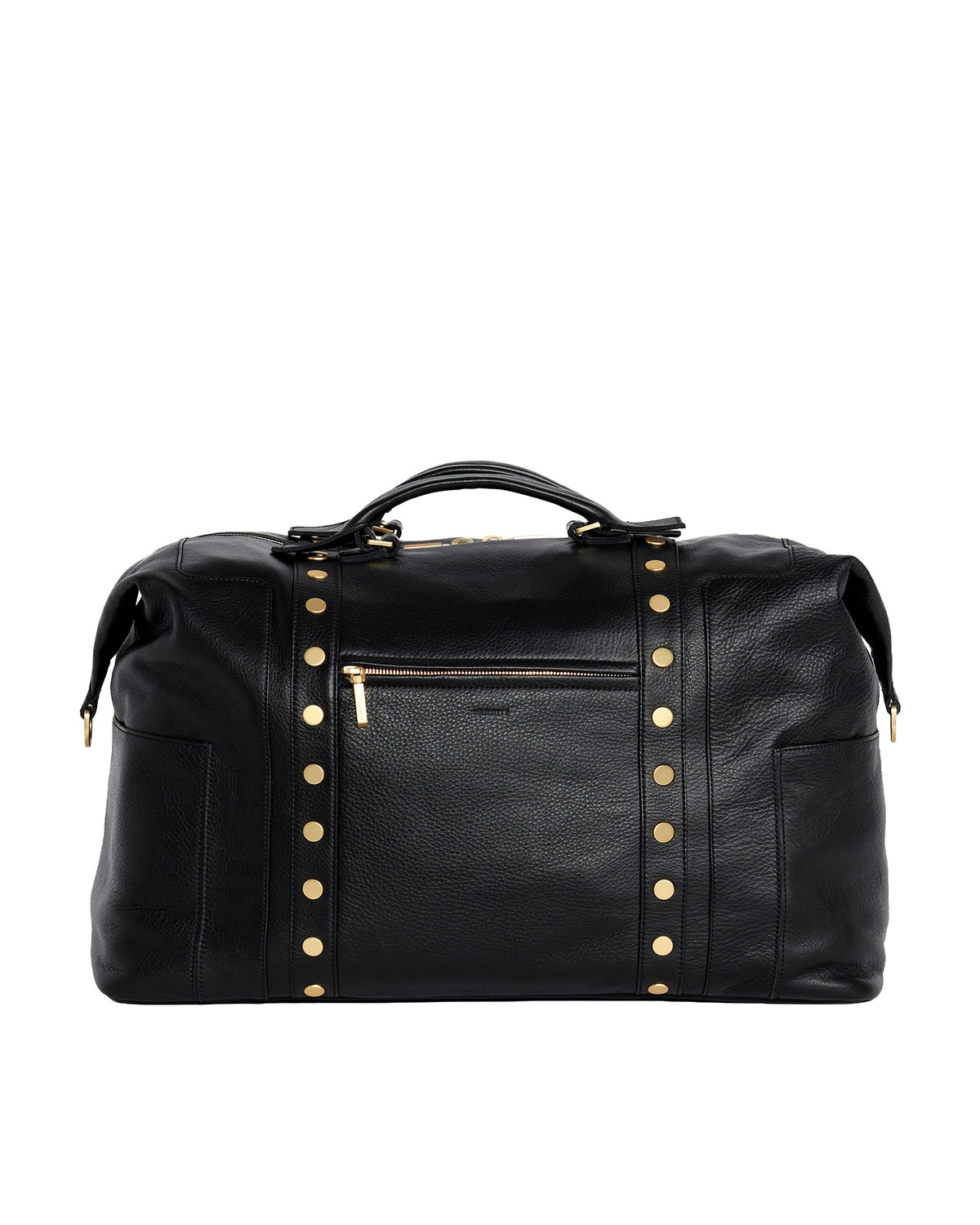 Black/Brushed Gold Red Zip