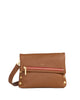 Mahogany Pebble/Brushed Gold Red Zip 01