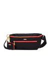 Black Nylon/Gold Red Zip 01