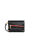 Black/Brushed Gold Red Zip