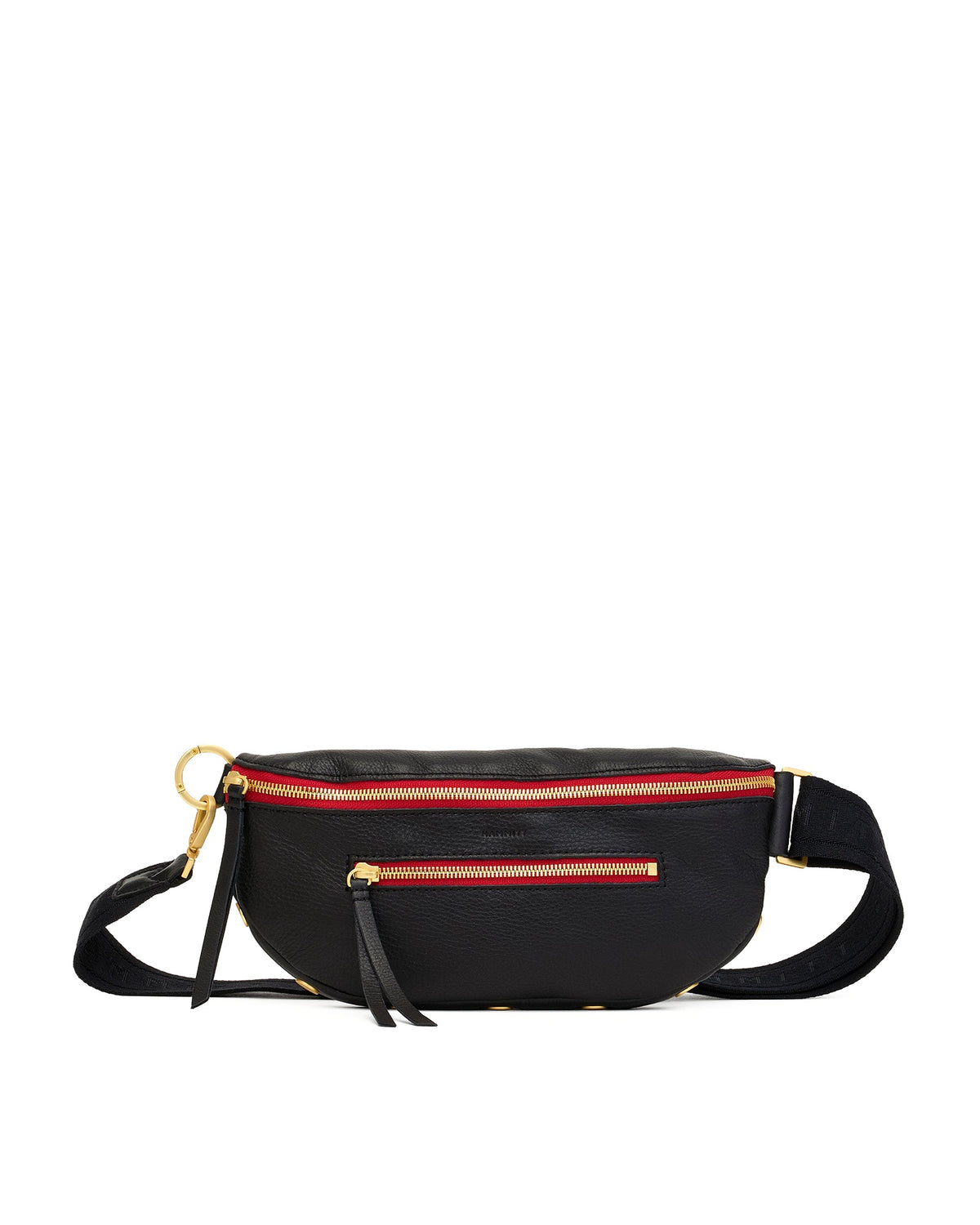 Black/Brushed Gold Red Zip