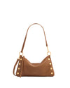 Mahogany Pebble/Brushed Gold Red Zip