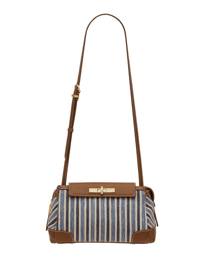 Charlotte Medium - Denim Shoulder Bag | Hammitt Classic