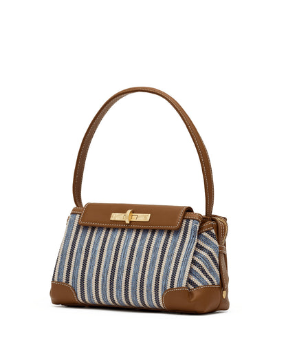 Charlotte Medium - Denim Shoulder Bag | Hammitt Classic