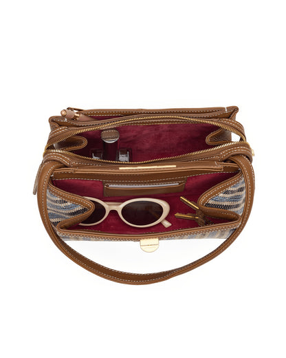 Charlotte Medium - Denim Shoulder Bag | Hammitt Classic