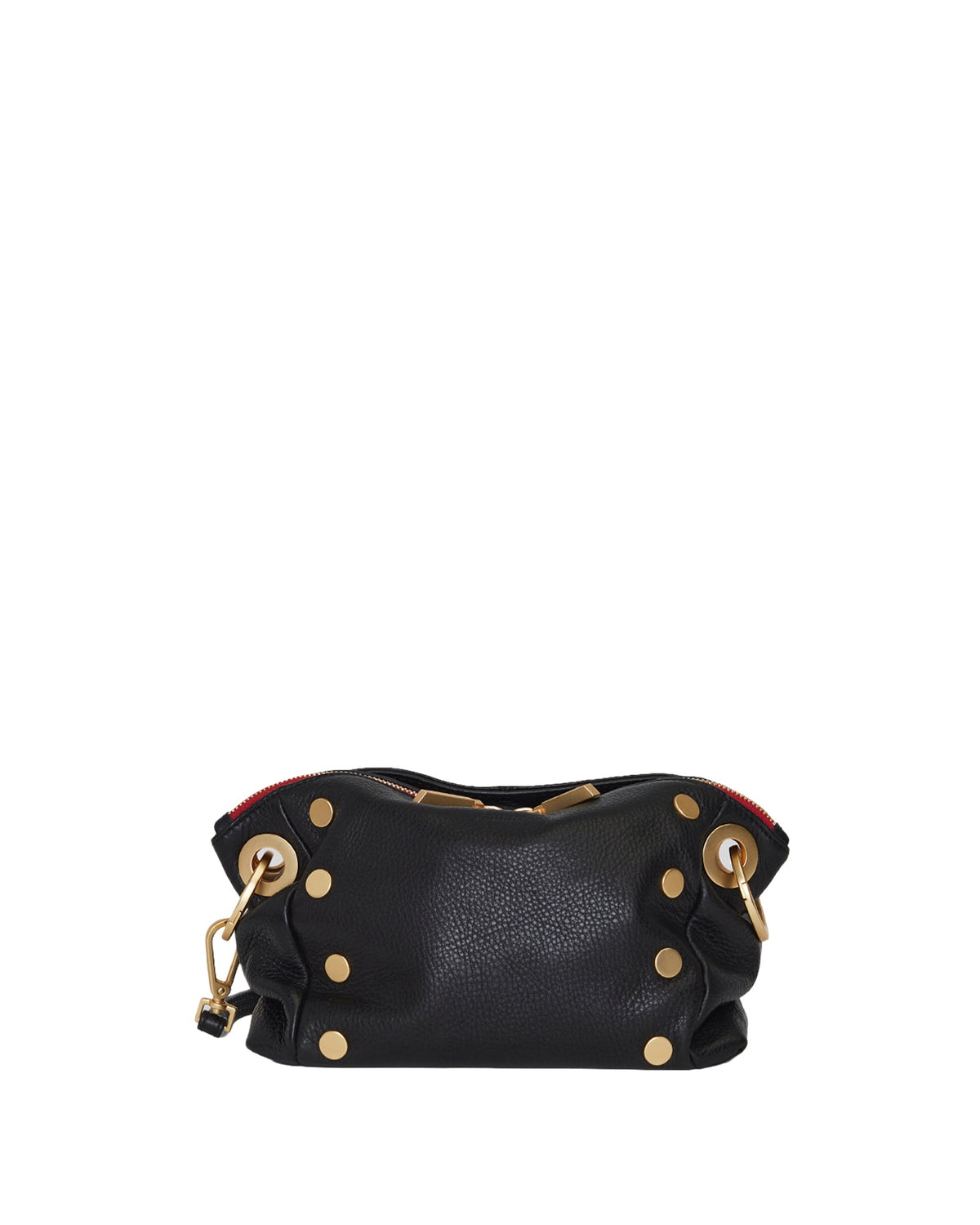 Black/Brushed Gold Red Zip