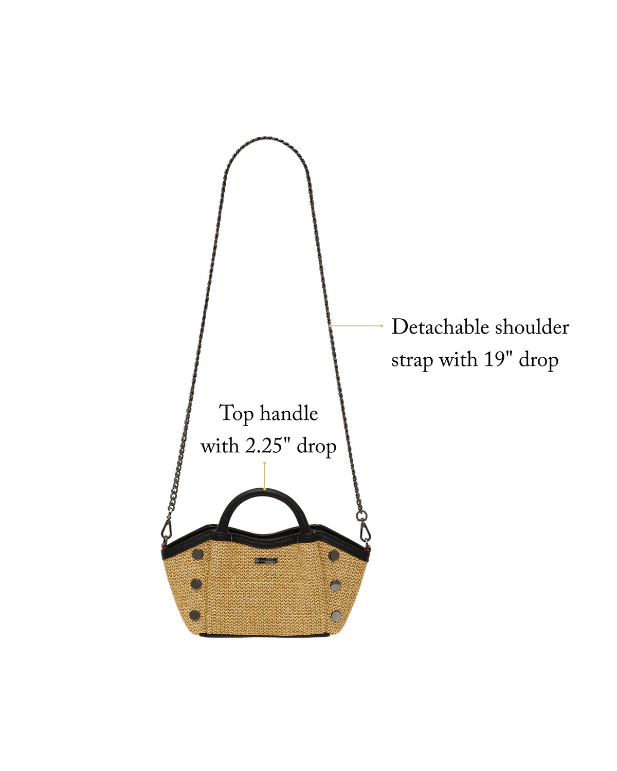 Paul Crossbody Small - Raffia Crossbody Bag | Hammitt Recommended