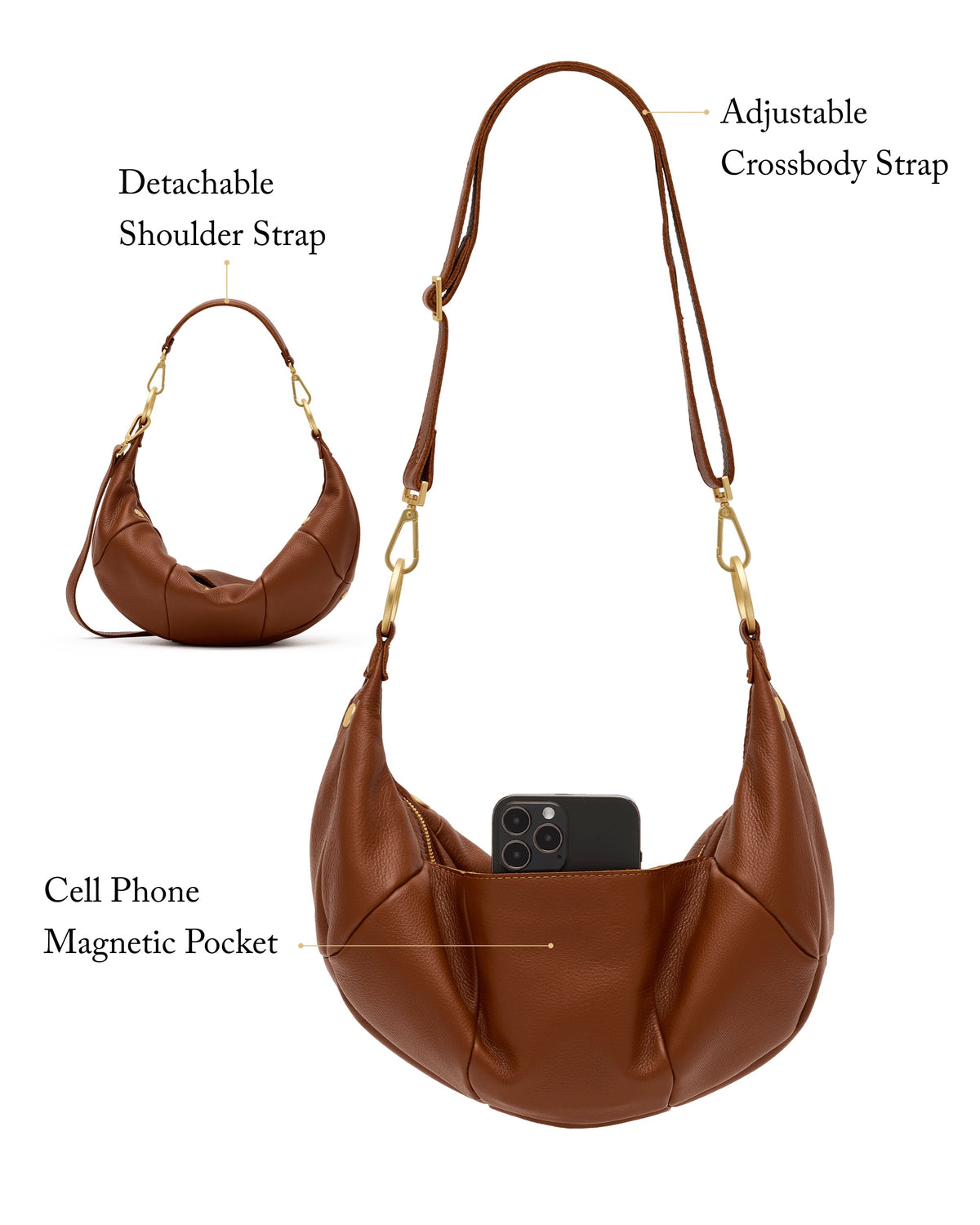 Erica Medium - Leather Shopping Bag | Hammitt Signature