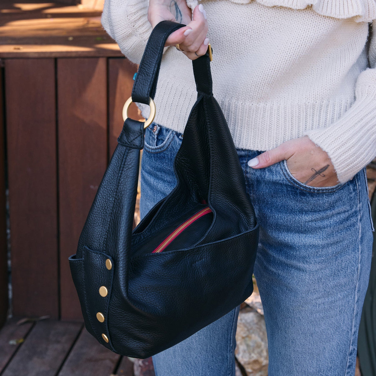 Tom Medium - Soft Leather Boho Bag | Hammitt Great Value