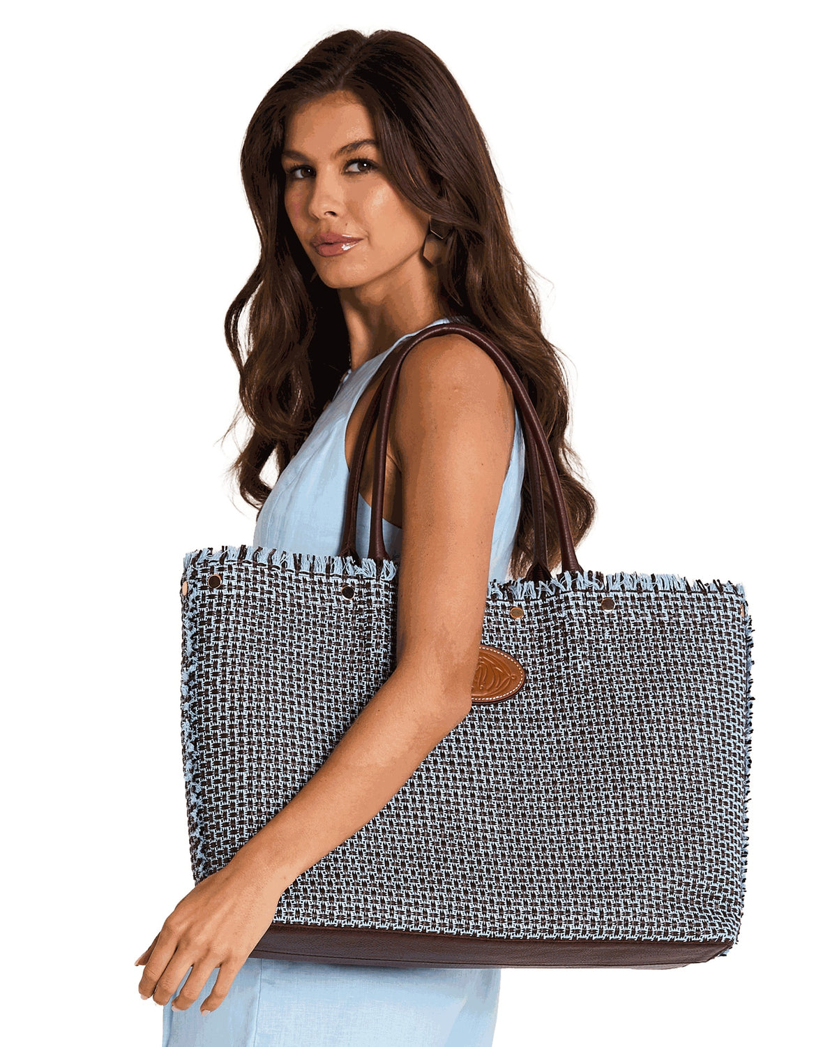 Olympia Tote One Size - Italian Weave Tote Bag | Hammitt Classic