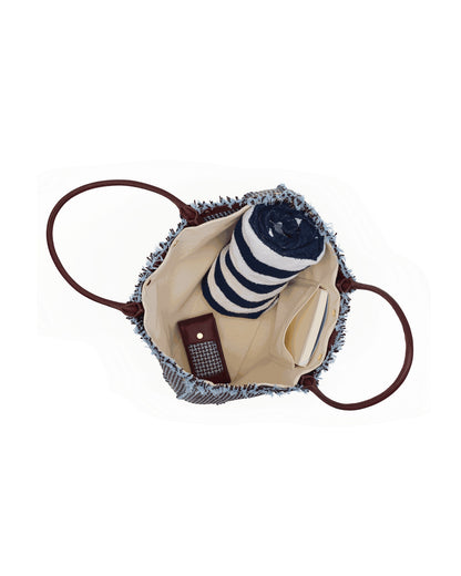 Olympia Tote One Size - Italian Weave Tote Bag | Hammitt Classic