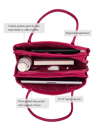 Elle Work Carry One Size - Leather Tote Bag | Hammitt Everyday