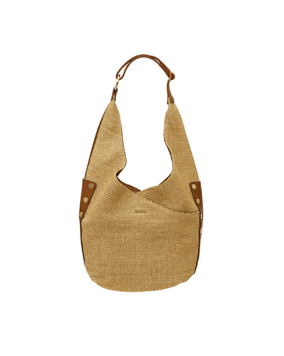 Cocoa Raffia/Gold