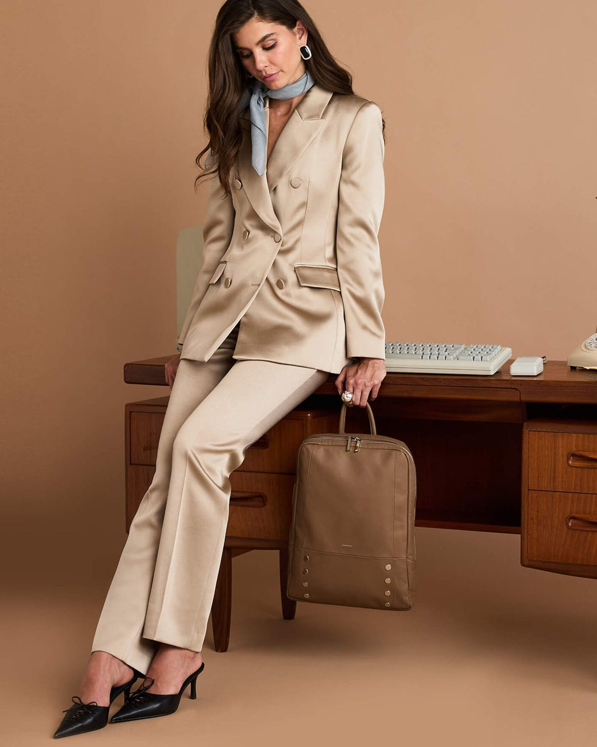 Hunter Backpack Large - Soft Leather Backpack | Hammitt Signature
