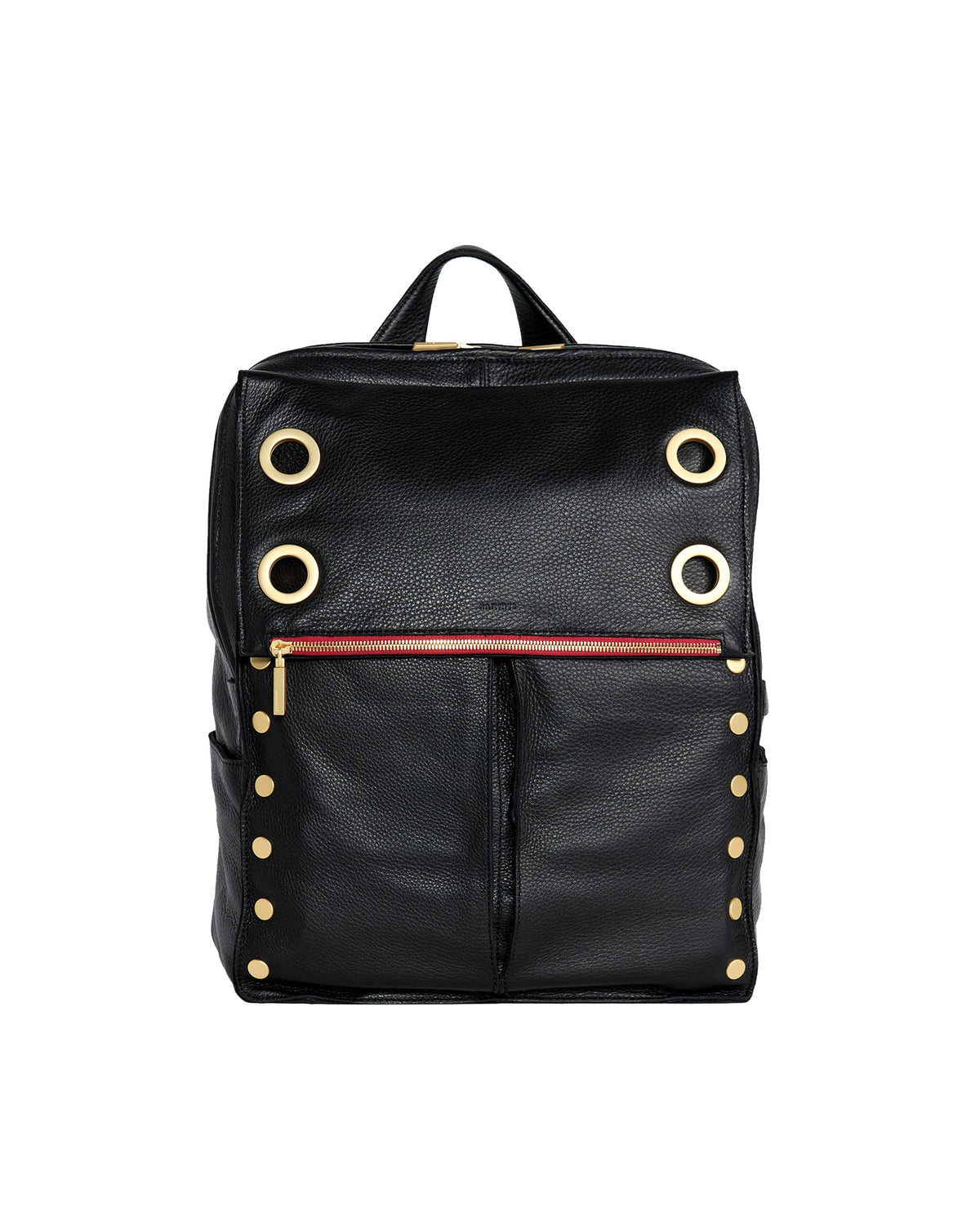 Black/Brushed Gold Red Zip