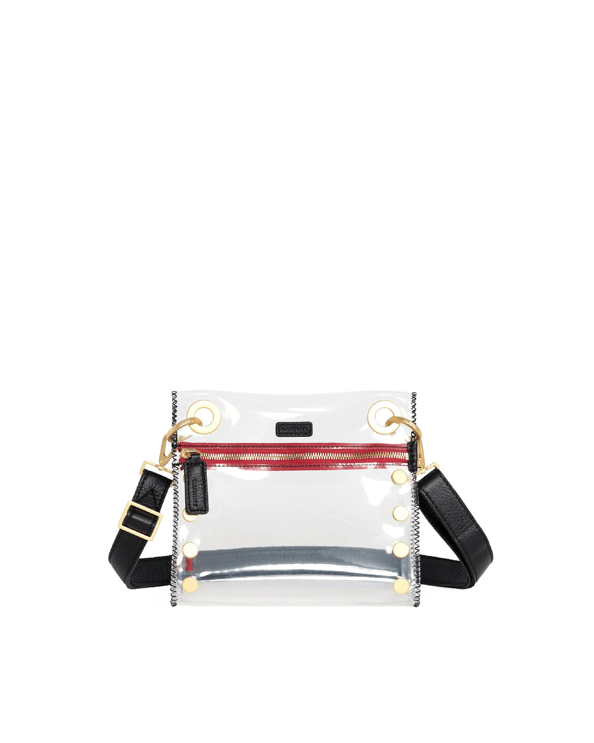 Clear Black/Brushed Gold Red Zip 01