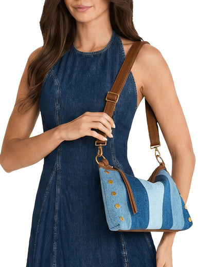 Kyle Medium - Denim Shoulder Bag | Hammitt Recommended