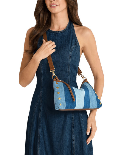Kyle Medium - Denim Shoulder Bag | Hammitt Recommended
