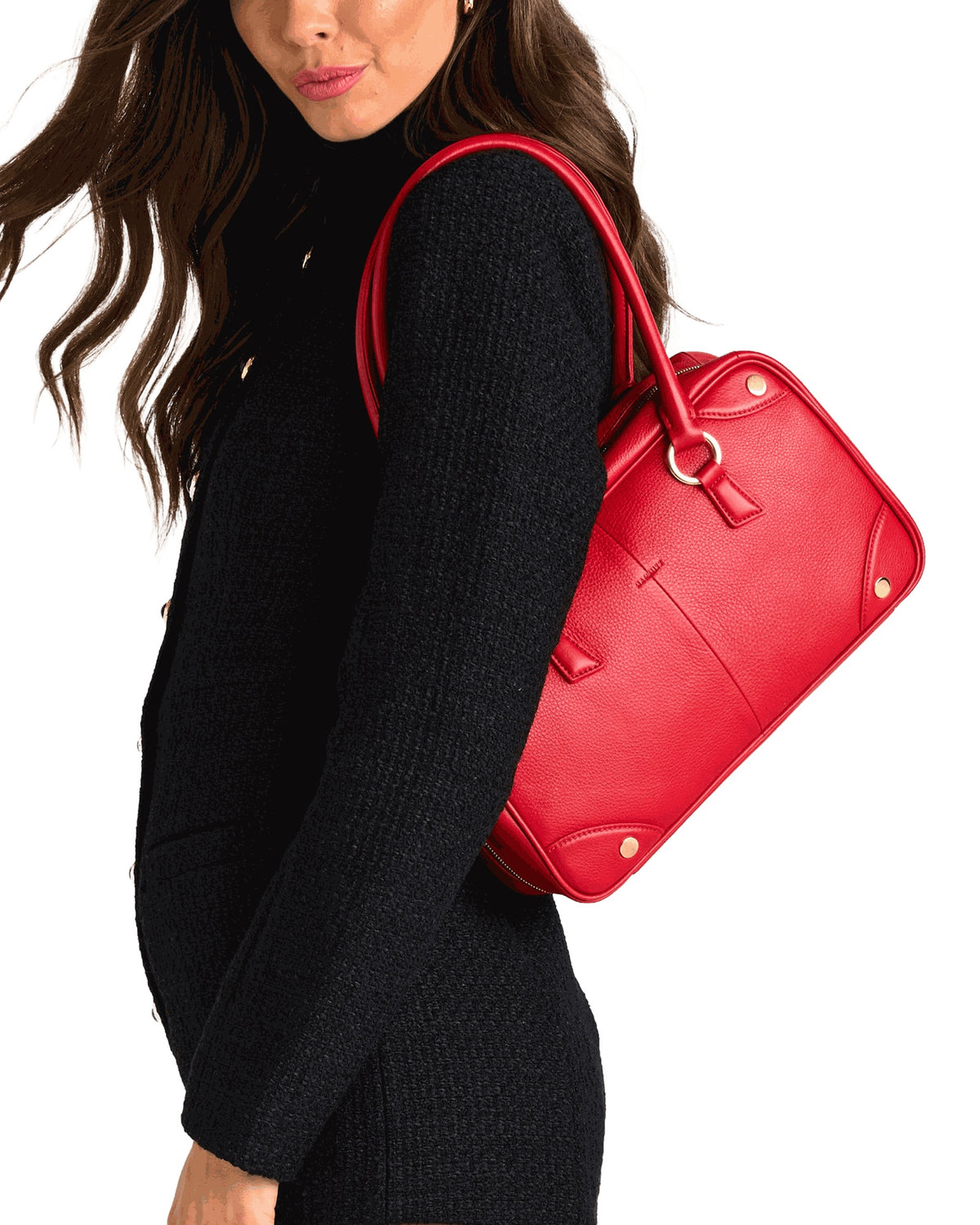 Meredith  Medium - Soft Leather Shoulder Bag | Hammitt Signature