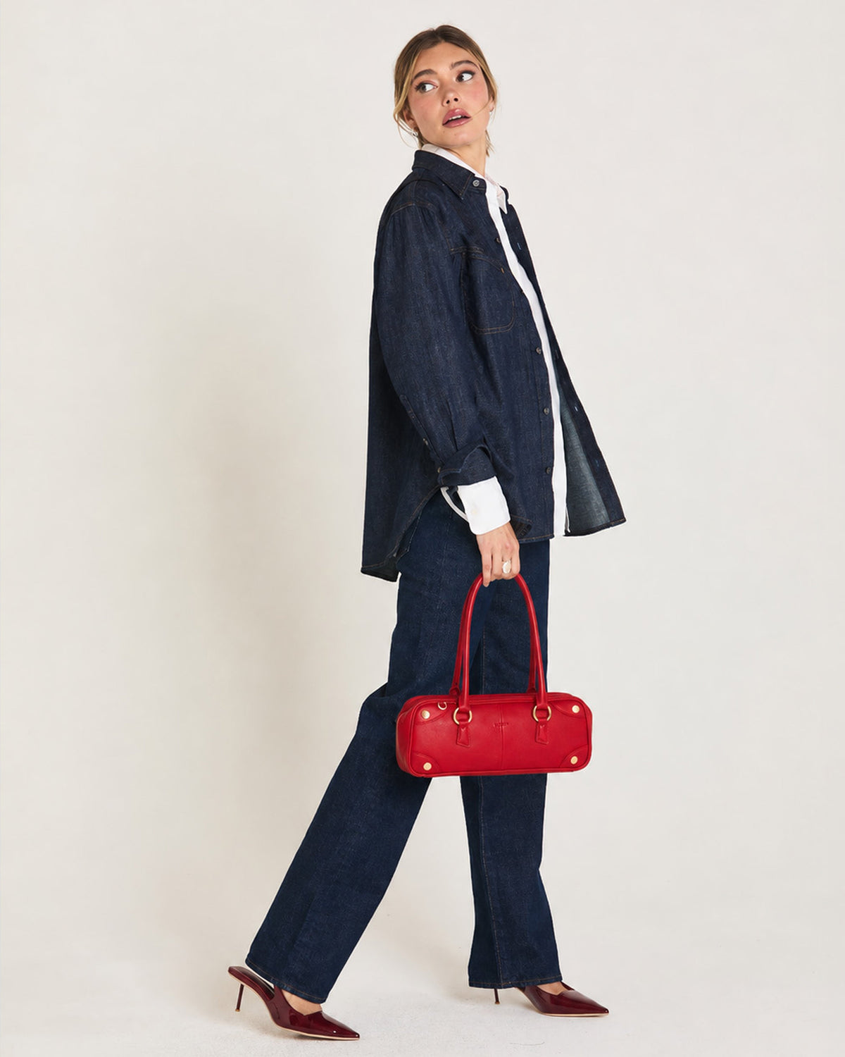 Meredith  Small - Soft Leather Shoulder Bag | Hammitt Great Value