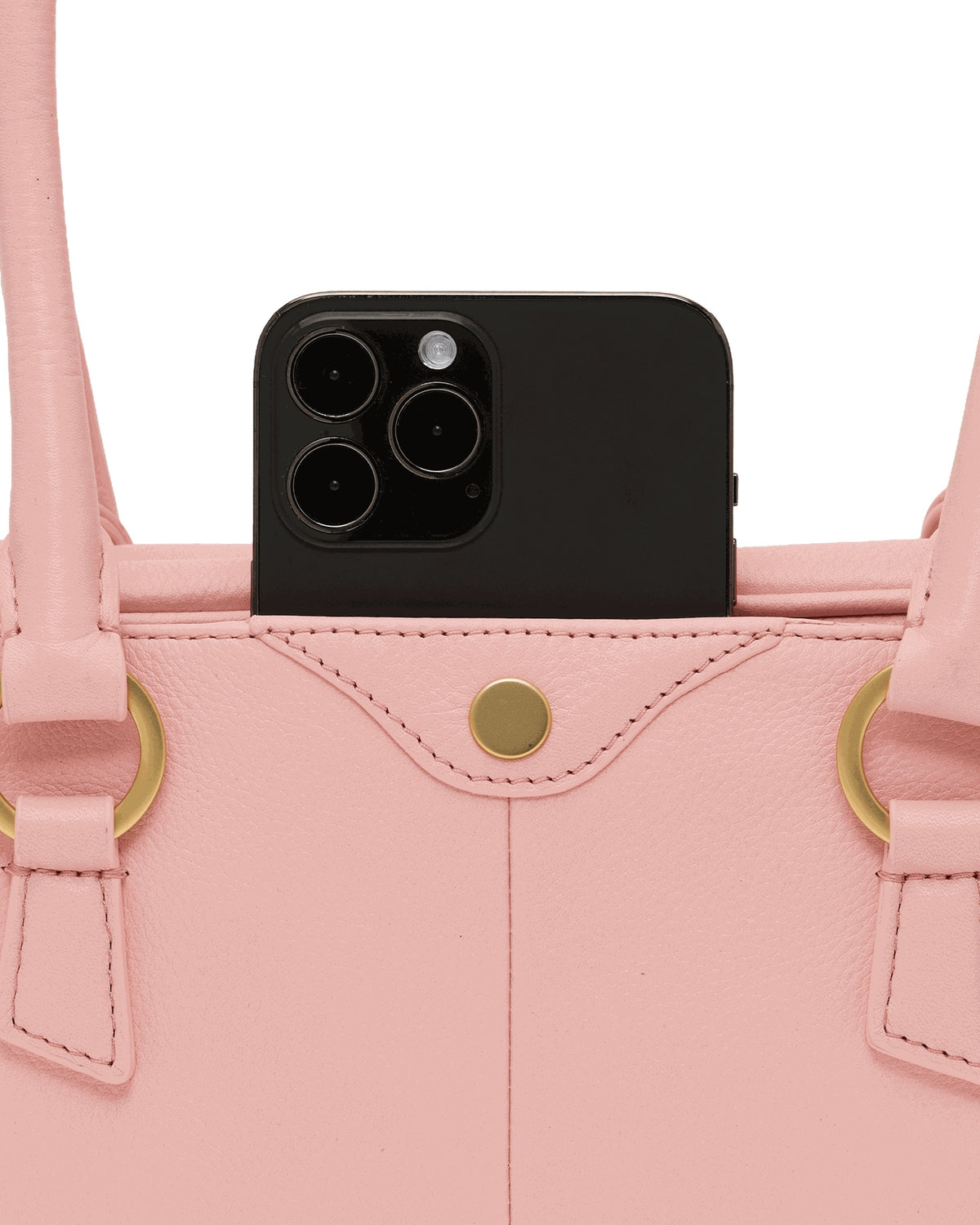 Meredith Small - Soft Pebbled Leather Shoulder Bag | Hammitt Signature