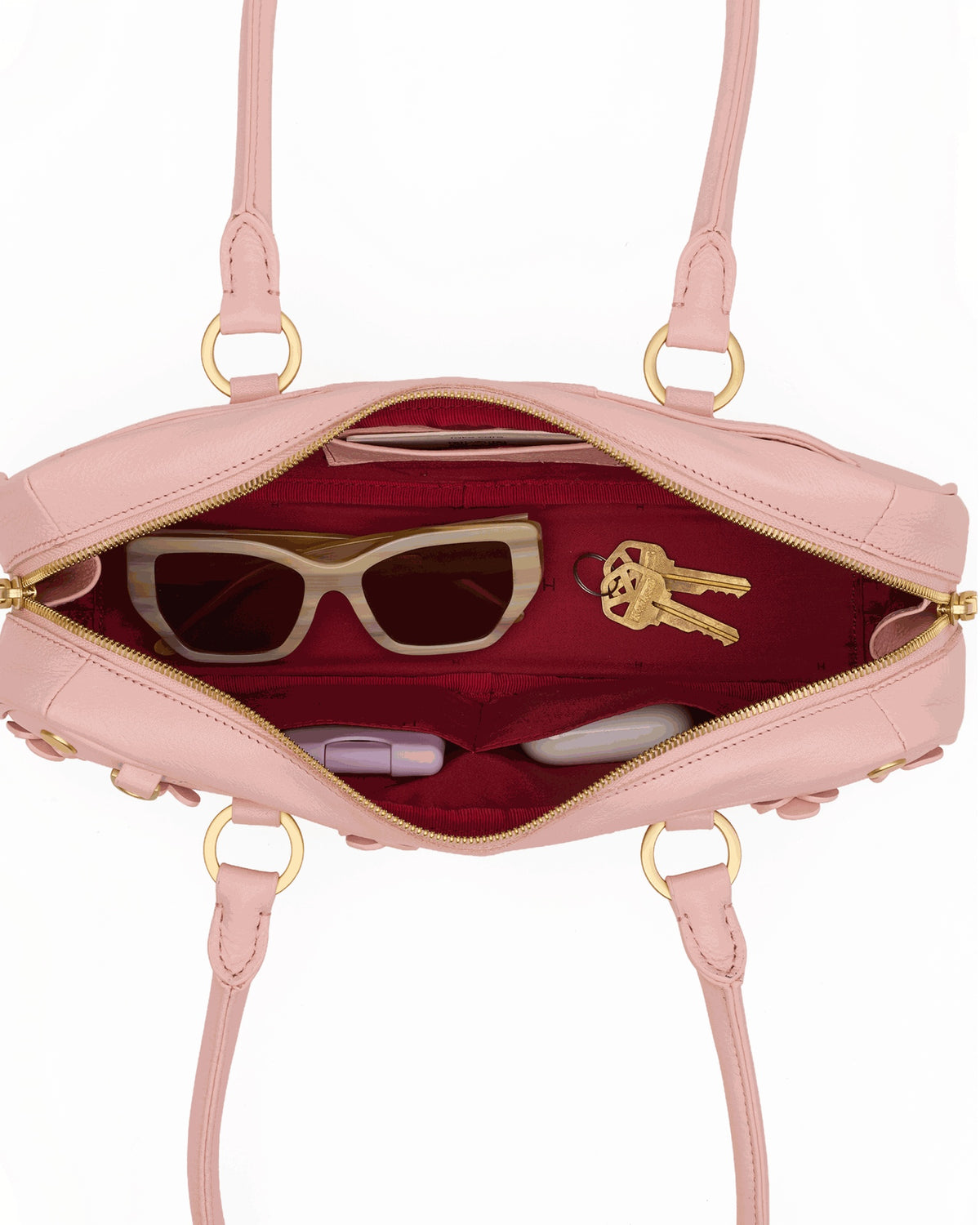 Meredith Small - Soft Pebbled Leather Shoulder Bag | Hammitt Signature