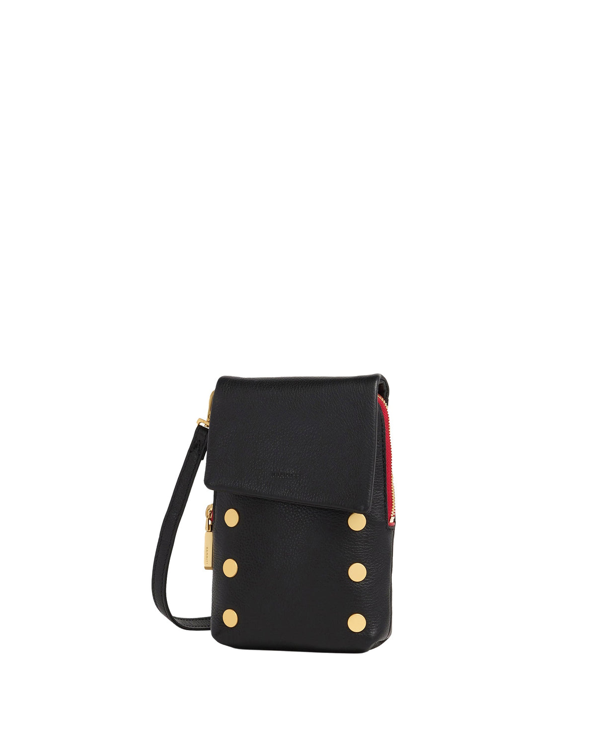 Black/Brushed Gold Red Zip