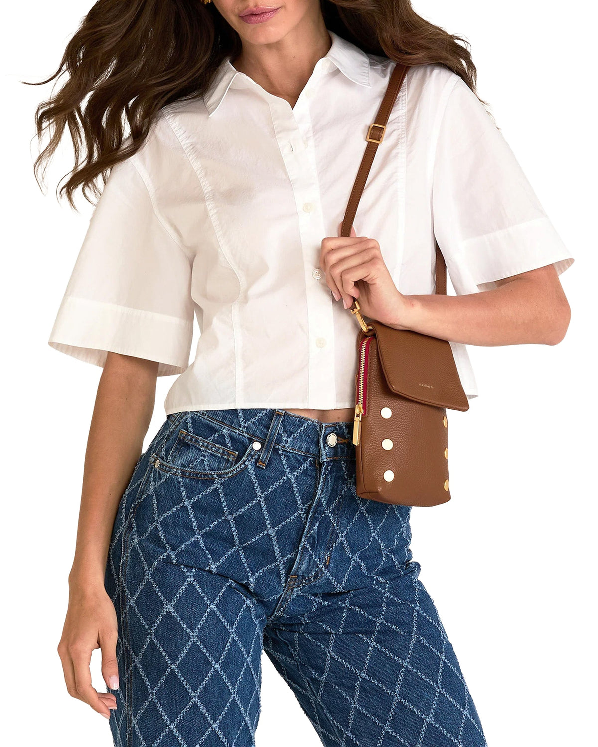 VIP Mobile  - Soft Leather Crossbody Bag | Hammitt Classic