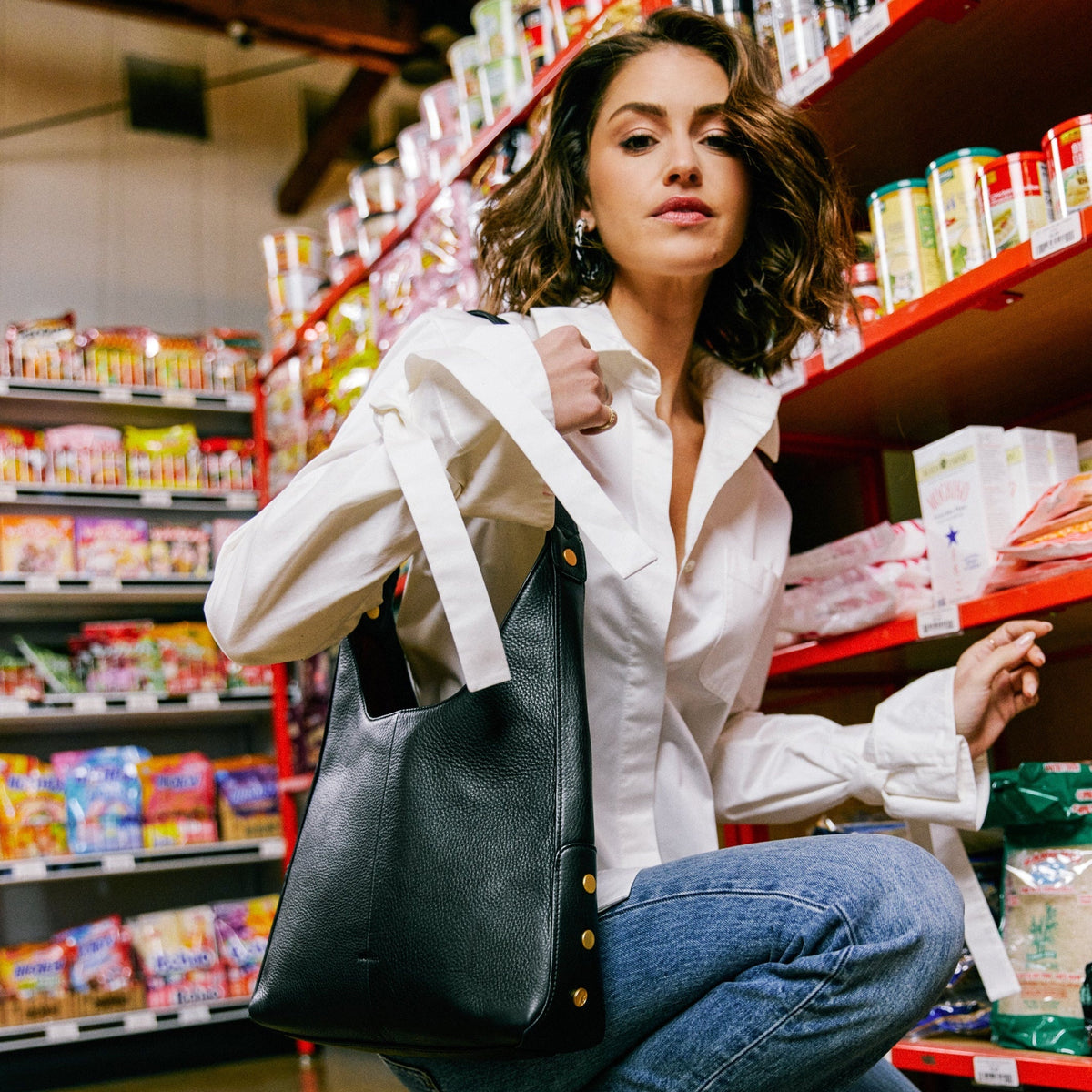 Tim  Medium - Soft Leather Shoulder Bag | Hammitt Great Value