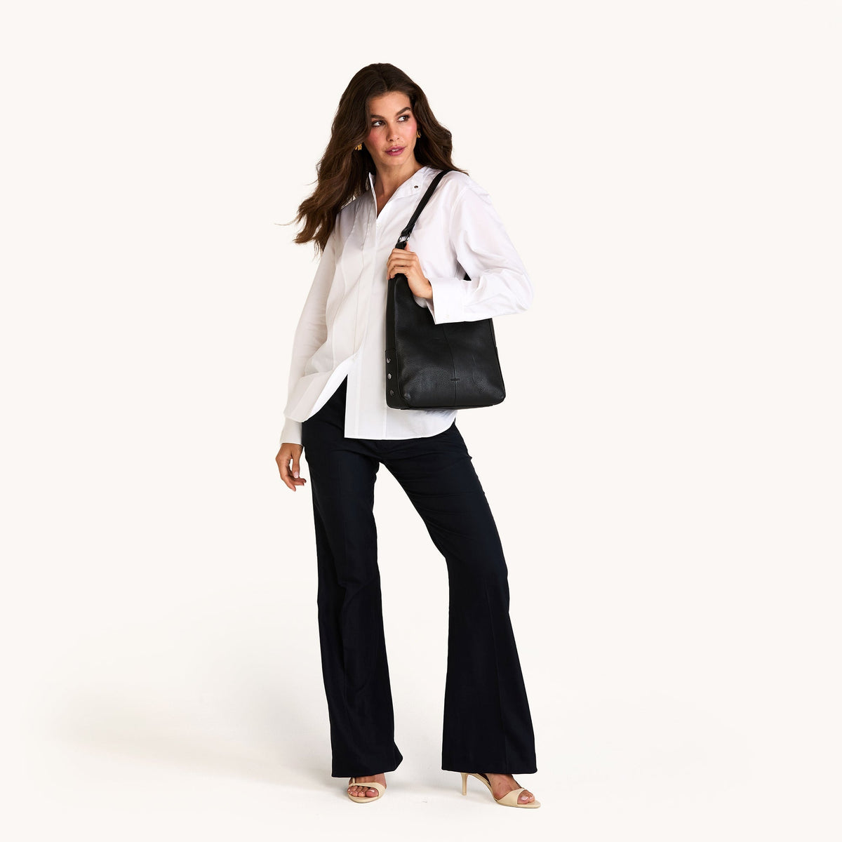 Tim  Medium - Soft Leather Shoulder Bag | Hammitt Essential