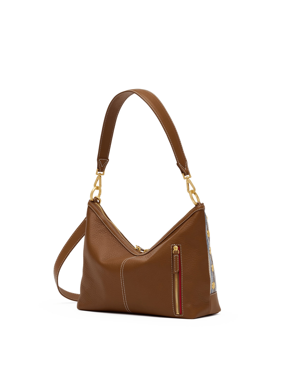 Grace Medium - Denim Shoulder Bag | Hammitt Signature