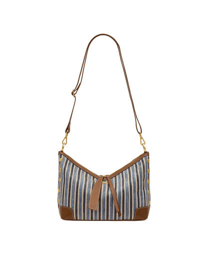 Grace Medium - Denim Shoulder Bag | Hammitt Signature