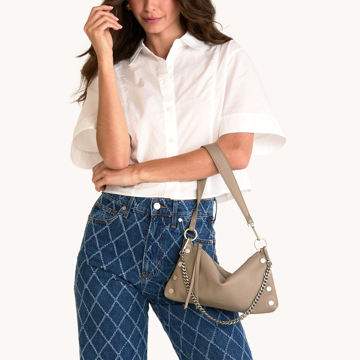 Kyle  Small - Soft Leather Shoulder Bag | Hammitt Signature