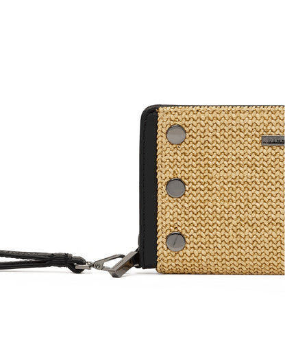 Bryant Wallet One Size - Chaparral Raffia Wallet | Hammitt Signature