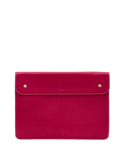 Miranda Laptop Sleeve 16" Large - Leather  Tech Bag | Hammitt Essential