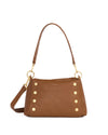 Mahogany Pebble/Brushed Gold Red Zip 01