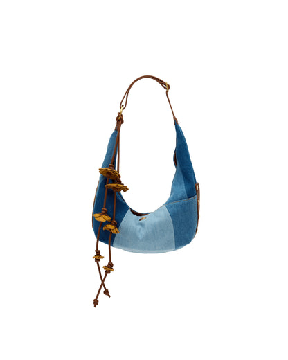 Eve Falling Flower Charm One Size - Smooth Leather Bag Charm | Hammitt Classic