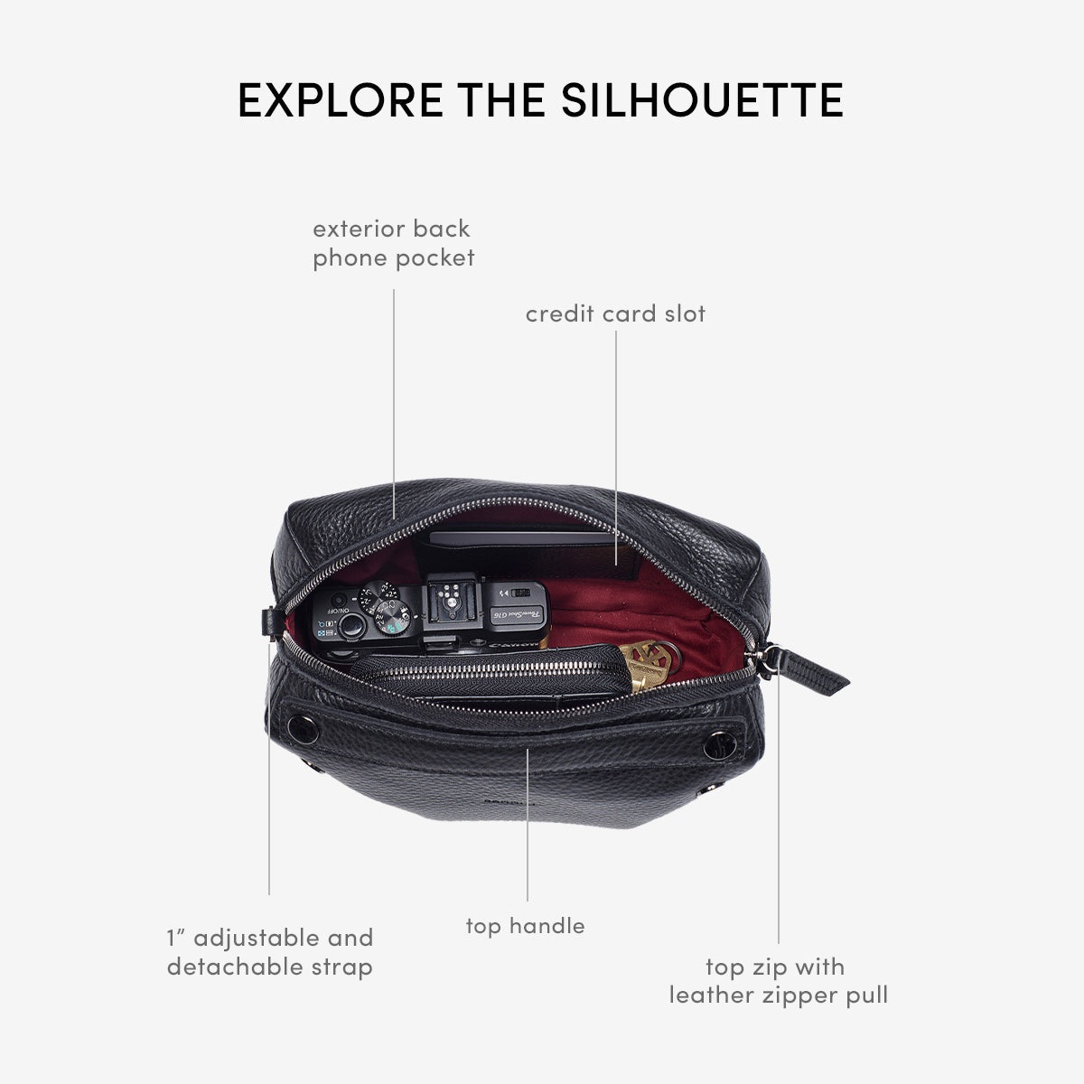 Evan Crossbody  Small - Soft Leather Crossbody Bag | Hammitt Recommended