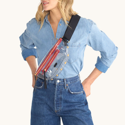 Charles Crossbody  Medium - Clear Crossbody Bag | Hammitt Essential