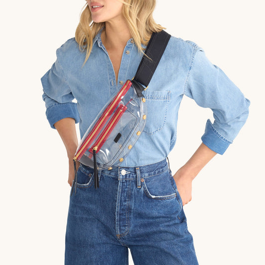 Charles Crossbody  Medium - Clear Crossbody Bag | Hammitt Essential